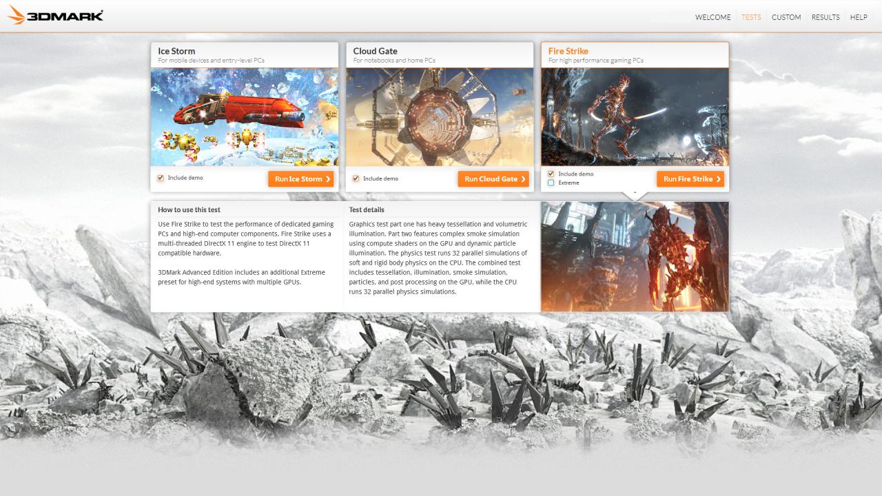 [04/02/2013] 3DMark: die Tests