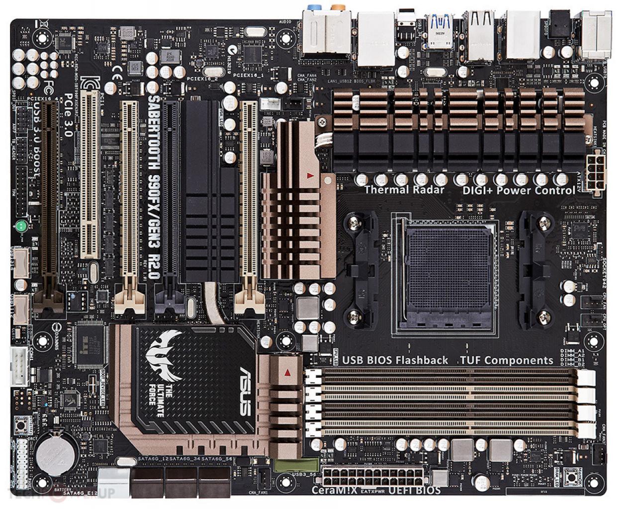 [18/02/2013] Asus Sabertooth 990FX/GEN 3.0 R2.0 offiziell vorgestellt - Details zu Release und Preis (2)
