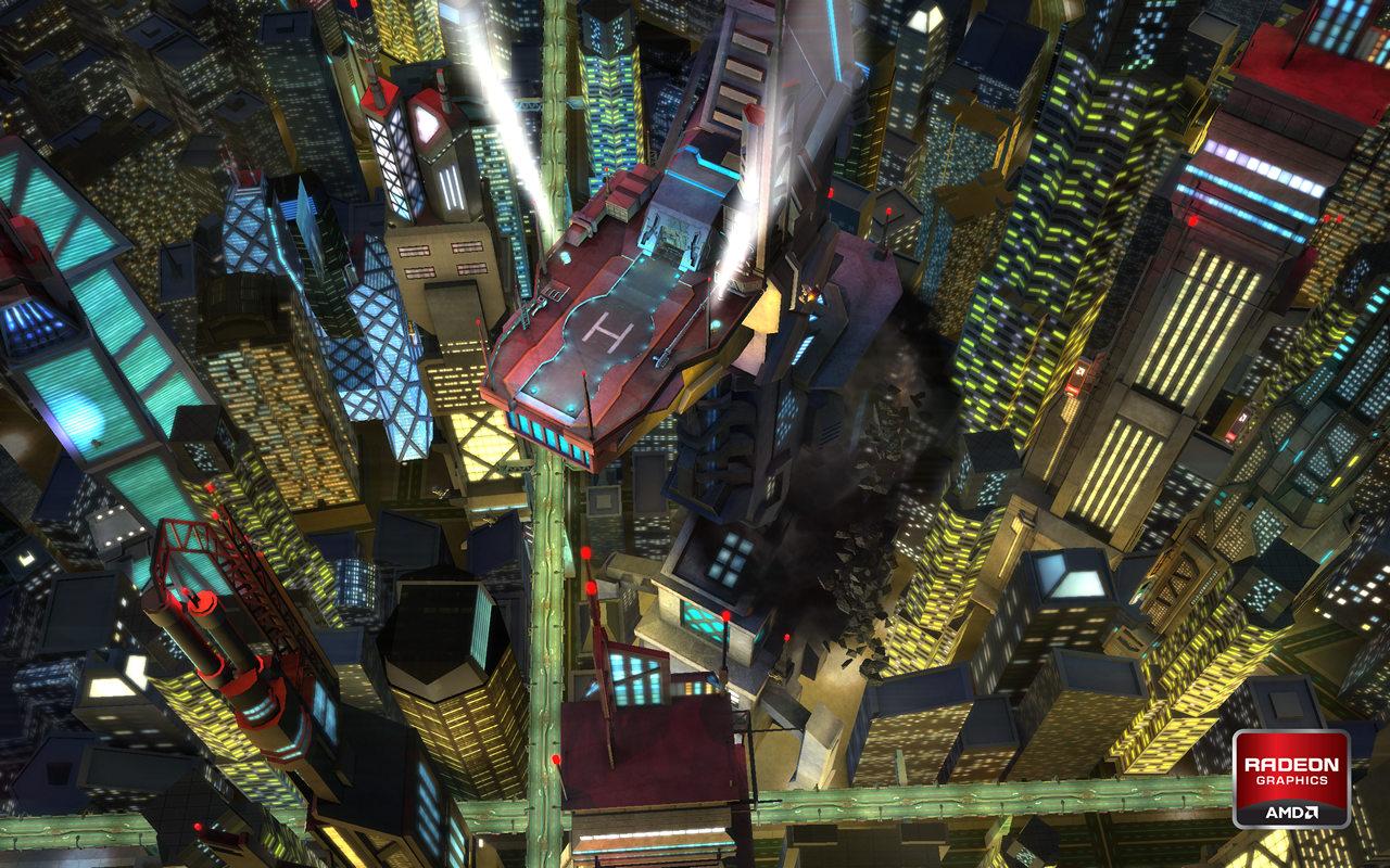 [27/02/2013] AMD Techdemo HK 2207 Mecha Rampage Direct Compute Bullet Physics 3 