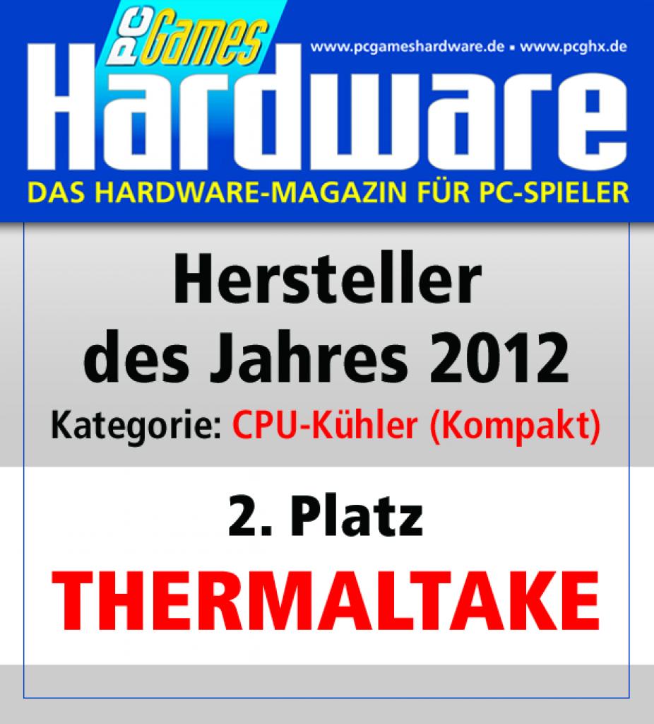 [01/02/2013] Award CPU Kuehler Kompakt Platz 2 Thermaltake