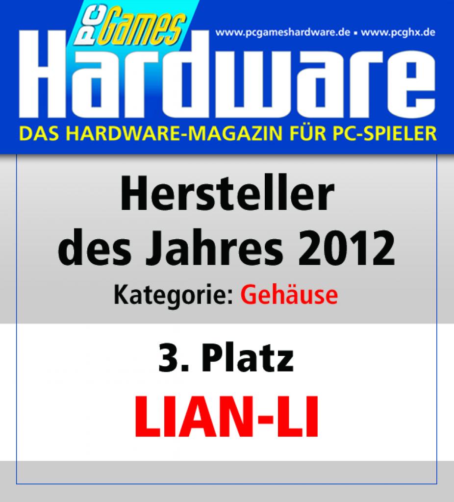 [01/02/2013] Award Gehaeuse Platz 3 Lian Li 20130201115540