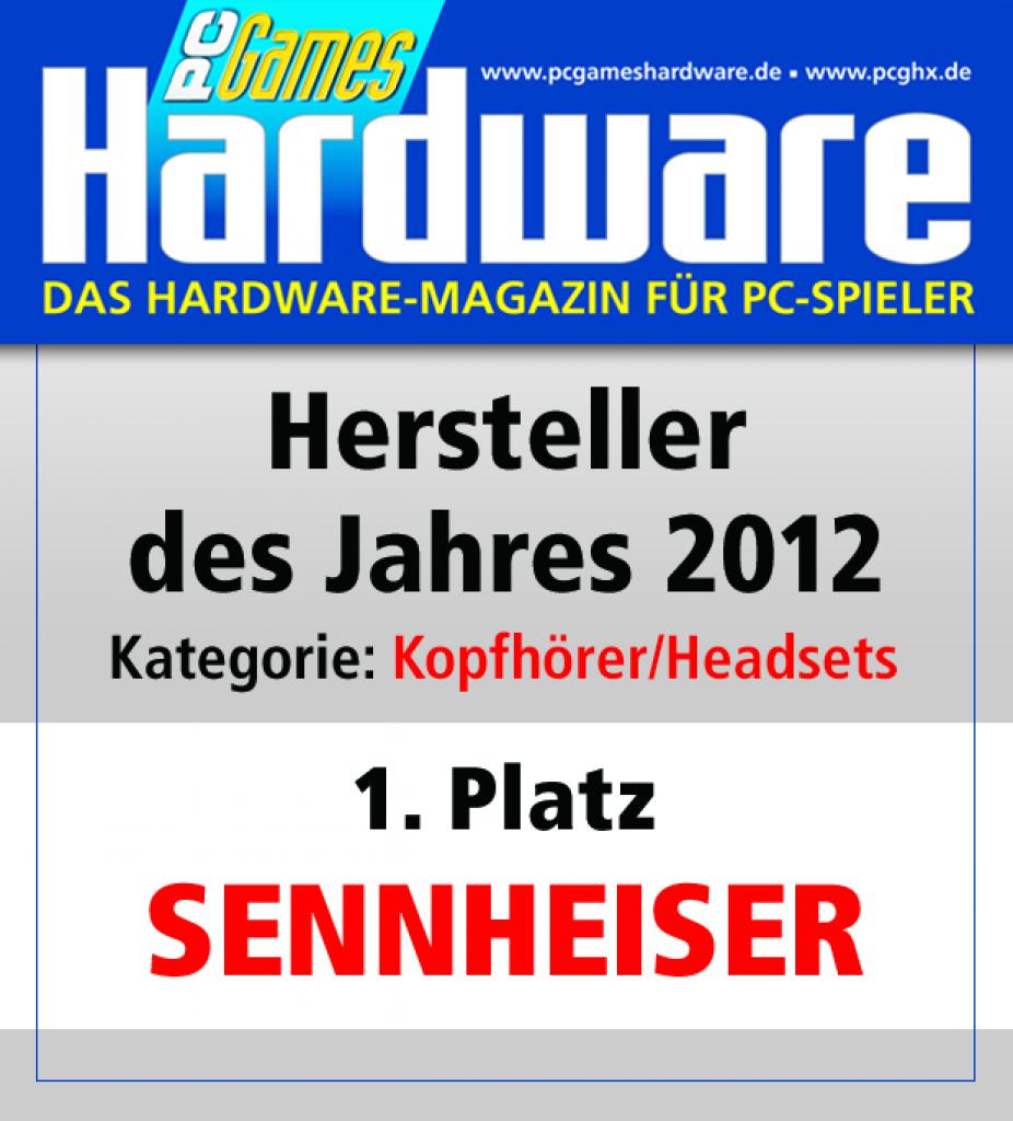 [01/02/2013] Award Kopfhoerer Headsets Platz 1 Sennheiser