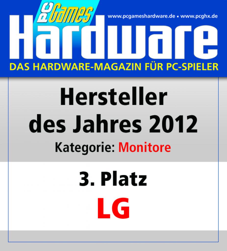 [01/02/2013] Award Monitore Platz 3 LG
