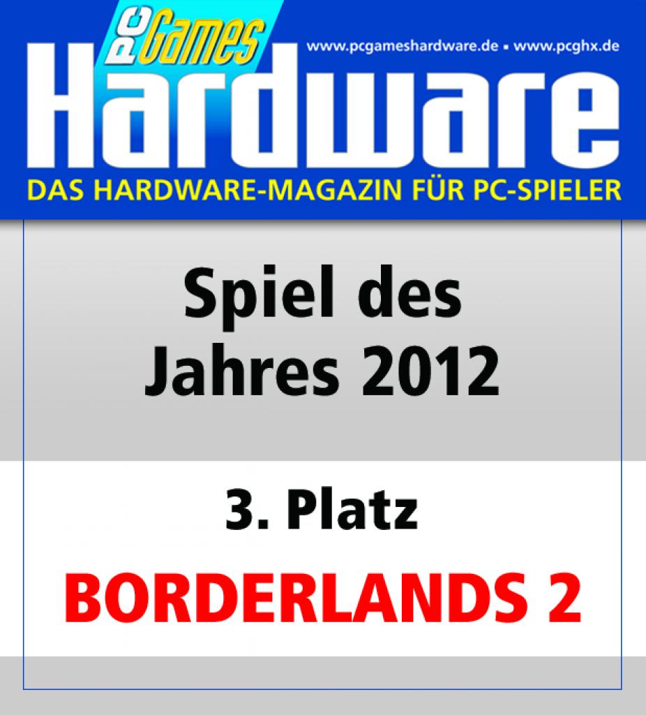 [01/02/2013] Award Spiel des Jahres Platz 3 Borderlands 2