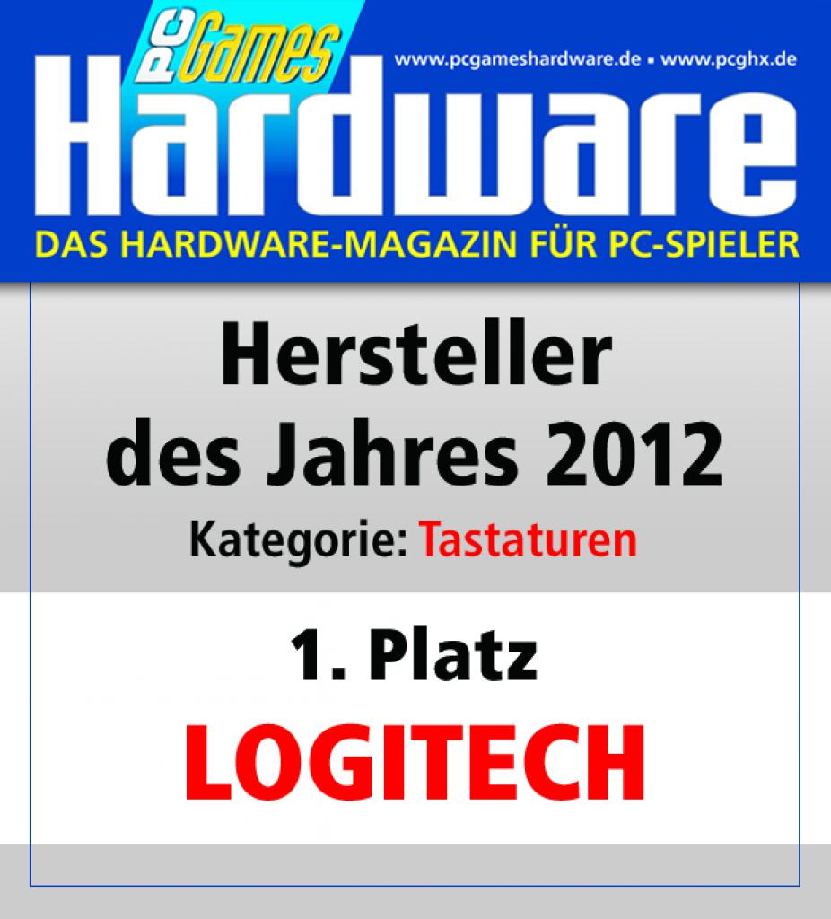 [01/02/2013] Award Tastaturen Platz 1 Logitech