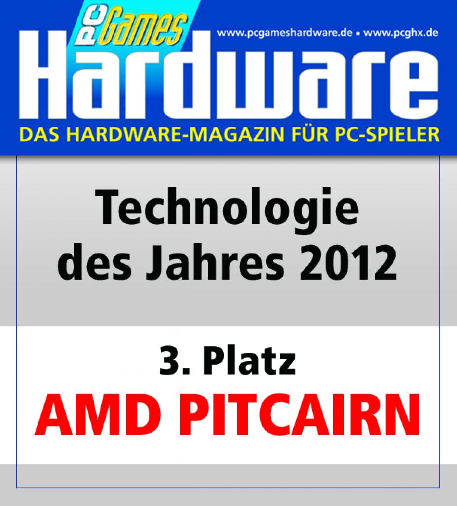 [01/02/2013] Award Technologiet des Jahres Platz 3 AMD Pitcairn