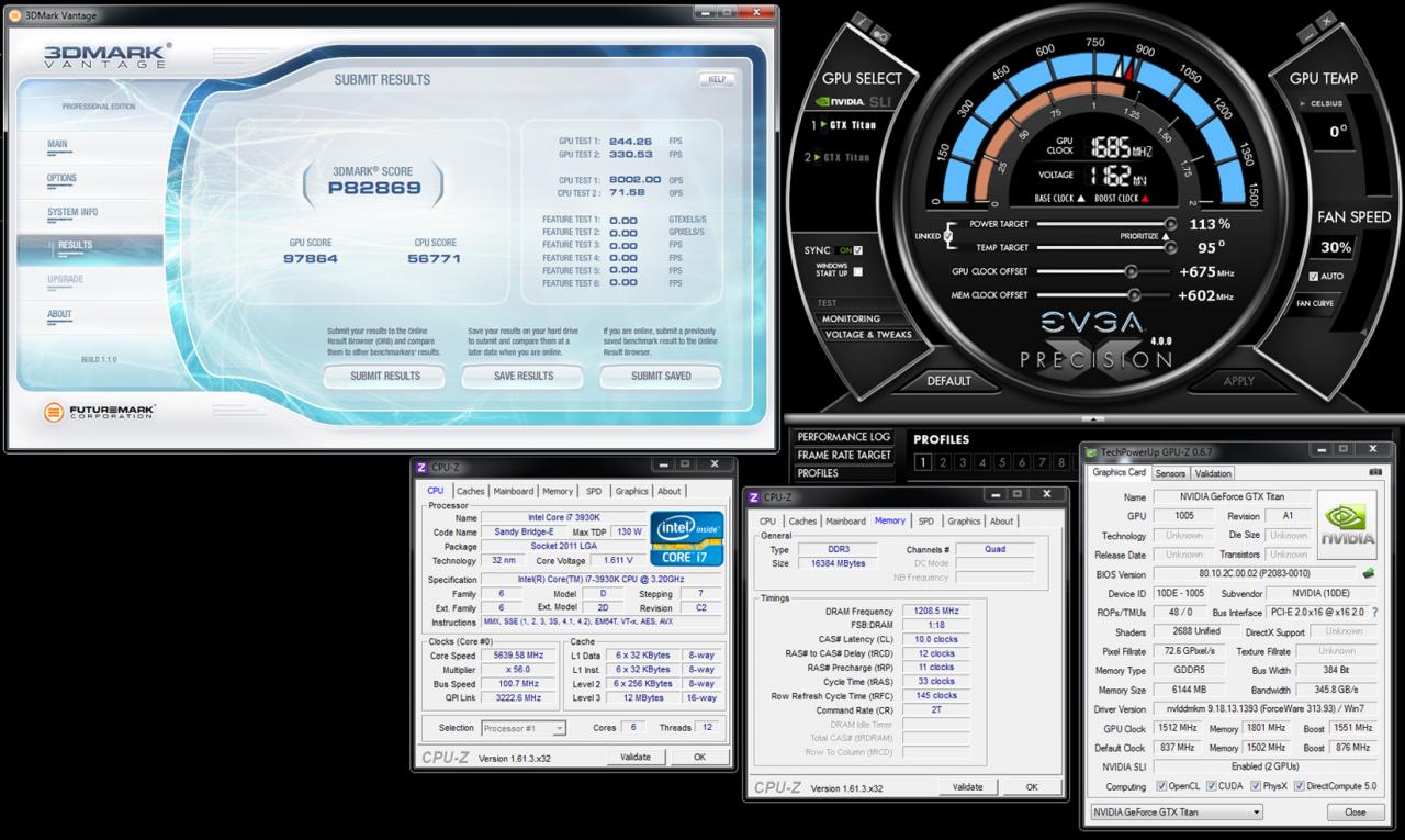 [22/02/2013] 3D-Mark-Vantage-Benchmark der Geforce Titan mit Dual-SLI - System 1