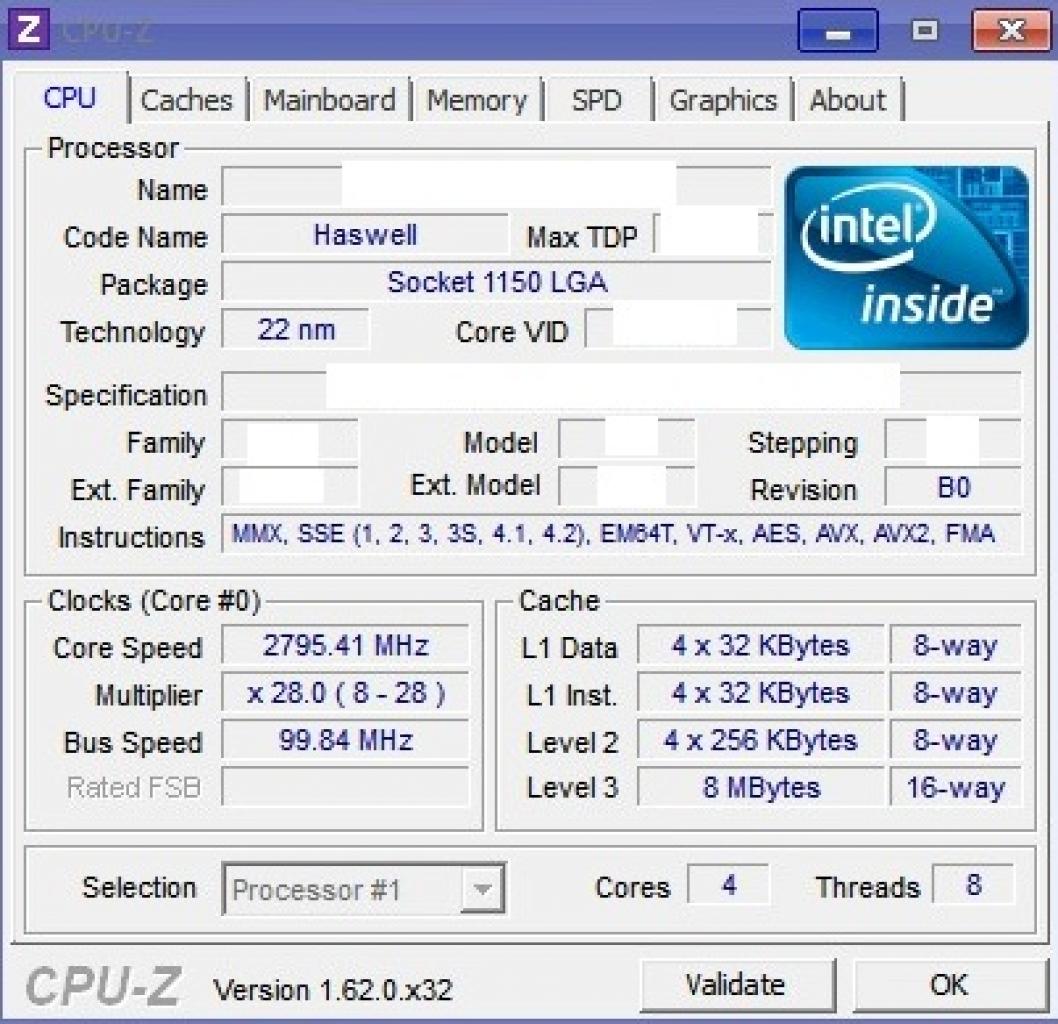 [04/02/2013] Angeblicher CPU-Z-Screenshot eines Haswell-Samples aufgetaucht 