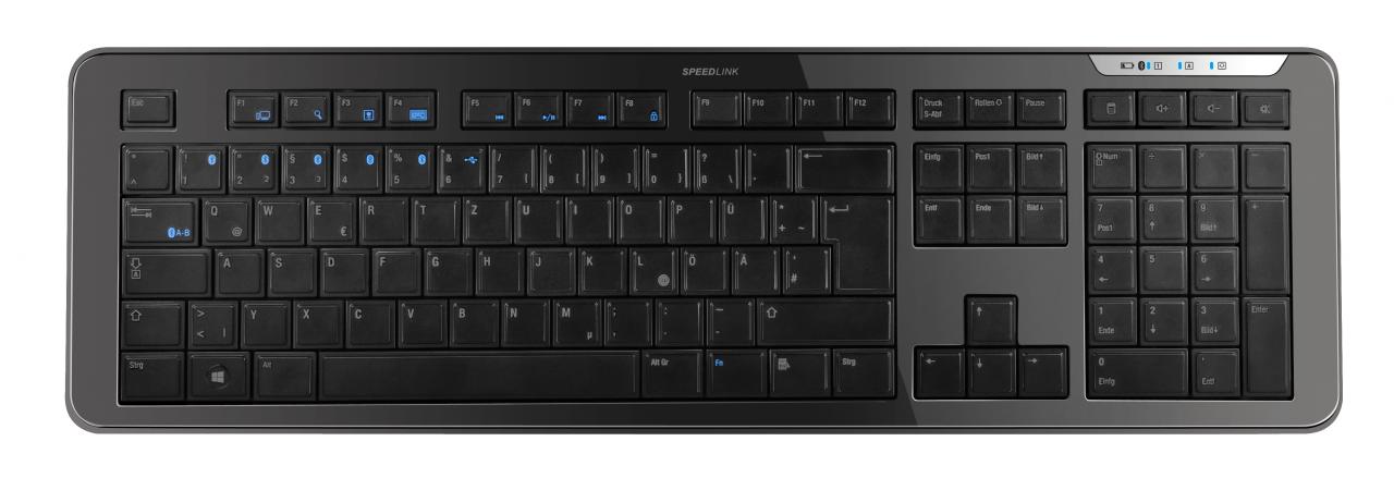 [14/02/2013] Speedlink Athera: Bluetooth-Tastatur für Windows, Mac, iOS und Android (1)