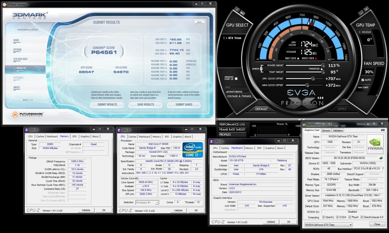 [22/02/2013] 3D-Mark-Vantage-Benchmark Geforce Titan - System 1