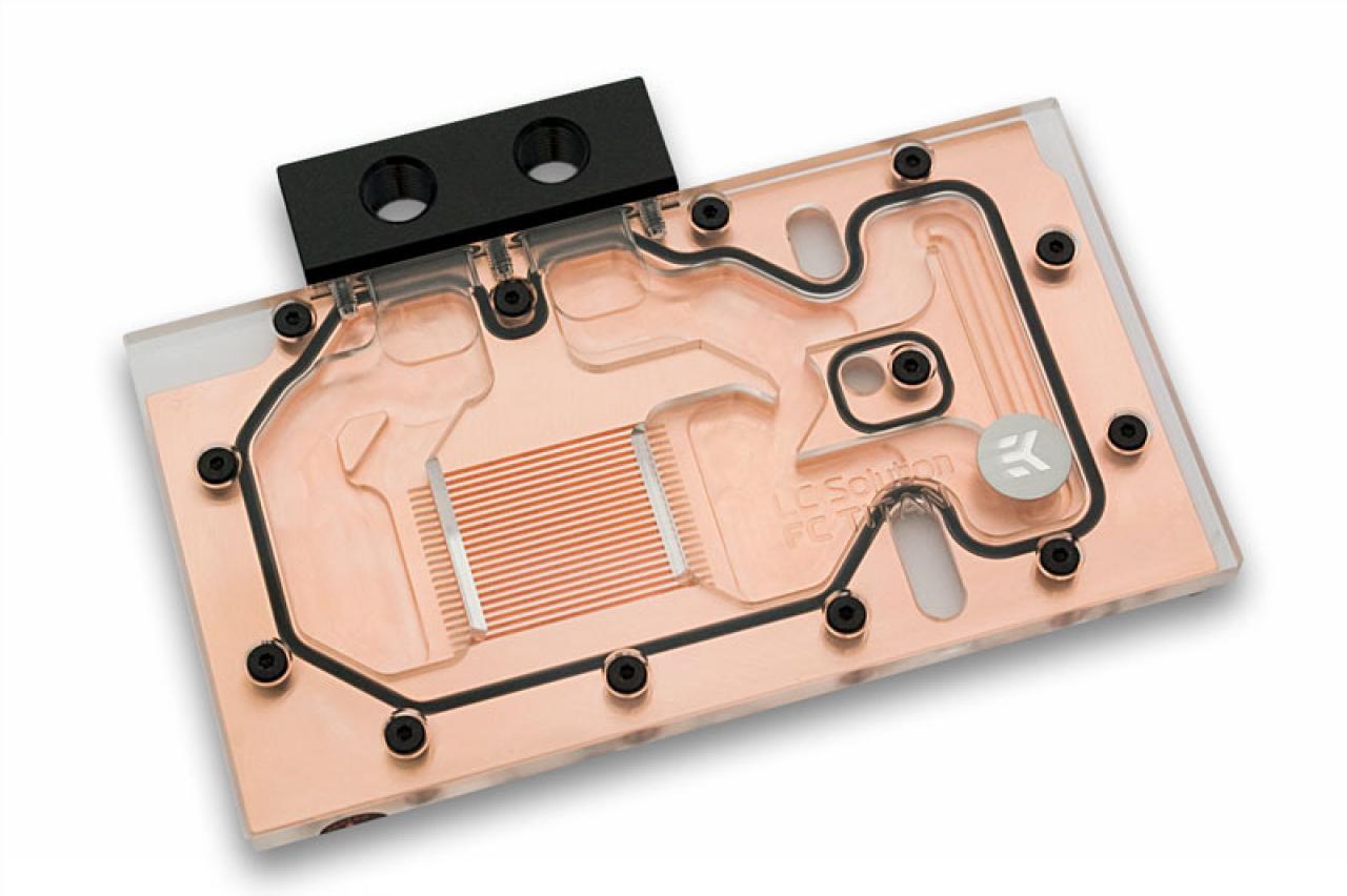 [23/02/2013] GeForce GTX Titan: EK Water Blocks präsentiert finales Design des ersten Wasserkühlers (1)