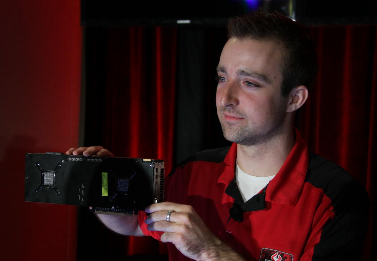 [27/03/2013] AMD zeigt Radeon HD 7990 auf der GDC (1) [Bild: Hardware.fr]
