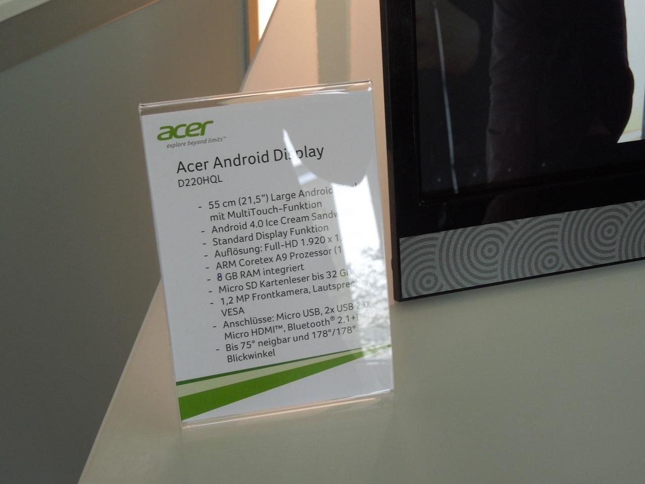 [05/03/2013] Acer Android Display 2