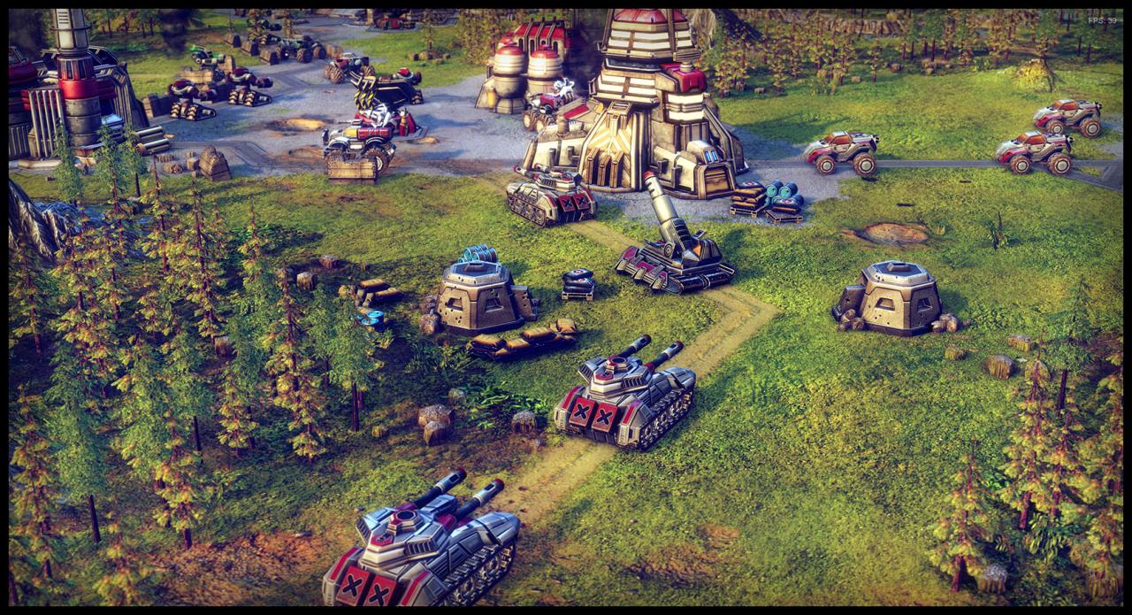 [18/03/2013] Battle World Kronos: Es gibt keinen Basenbau im Spiel. Dafür lassen sich Einheiten in Fabriken oder Häfen bauen.