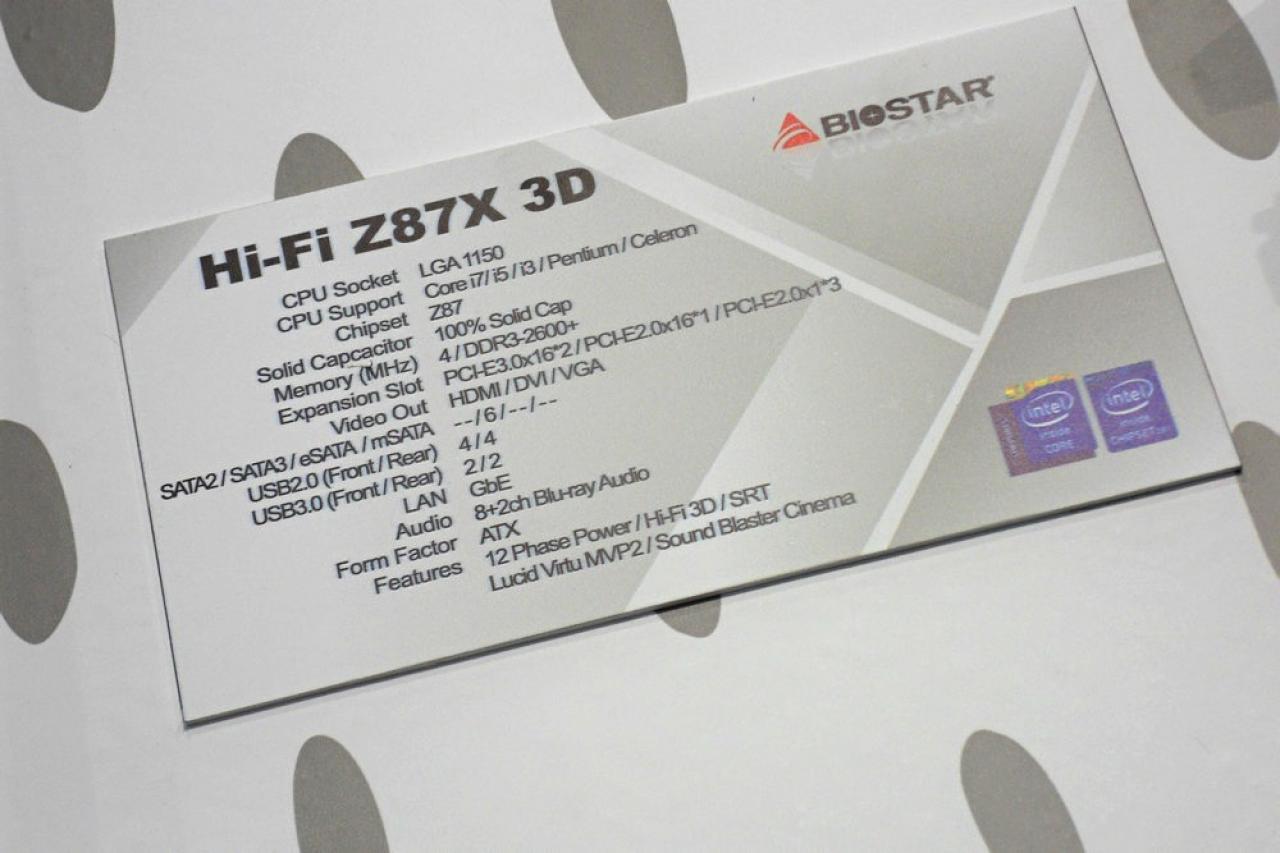 [05/03/2013] Cebit 2013: Auch Biostar zeigt Haswell-Mainboards (3)
