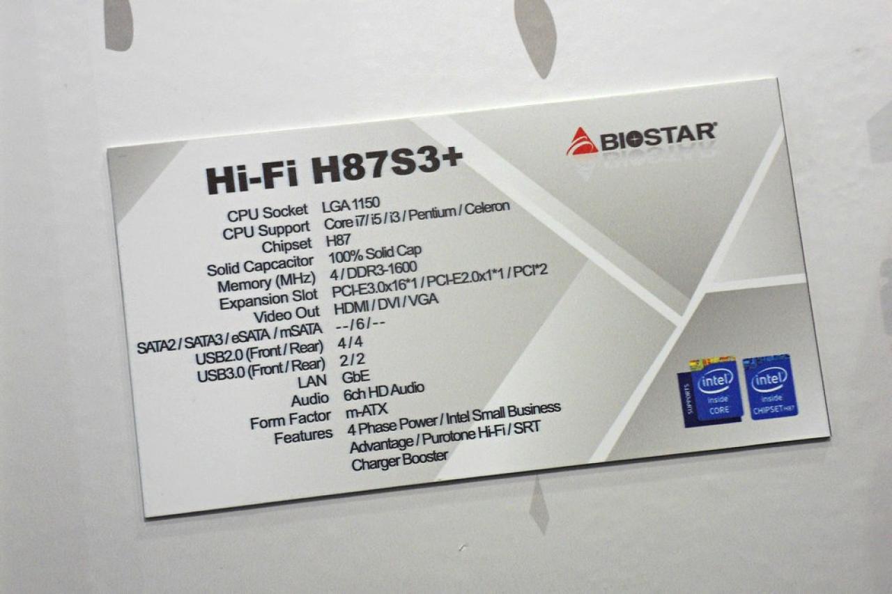 [05/03/2013] Cebit 2013: Auch Biostar zeigt Haswell-Mainboards (5)