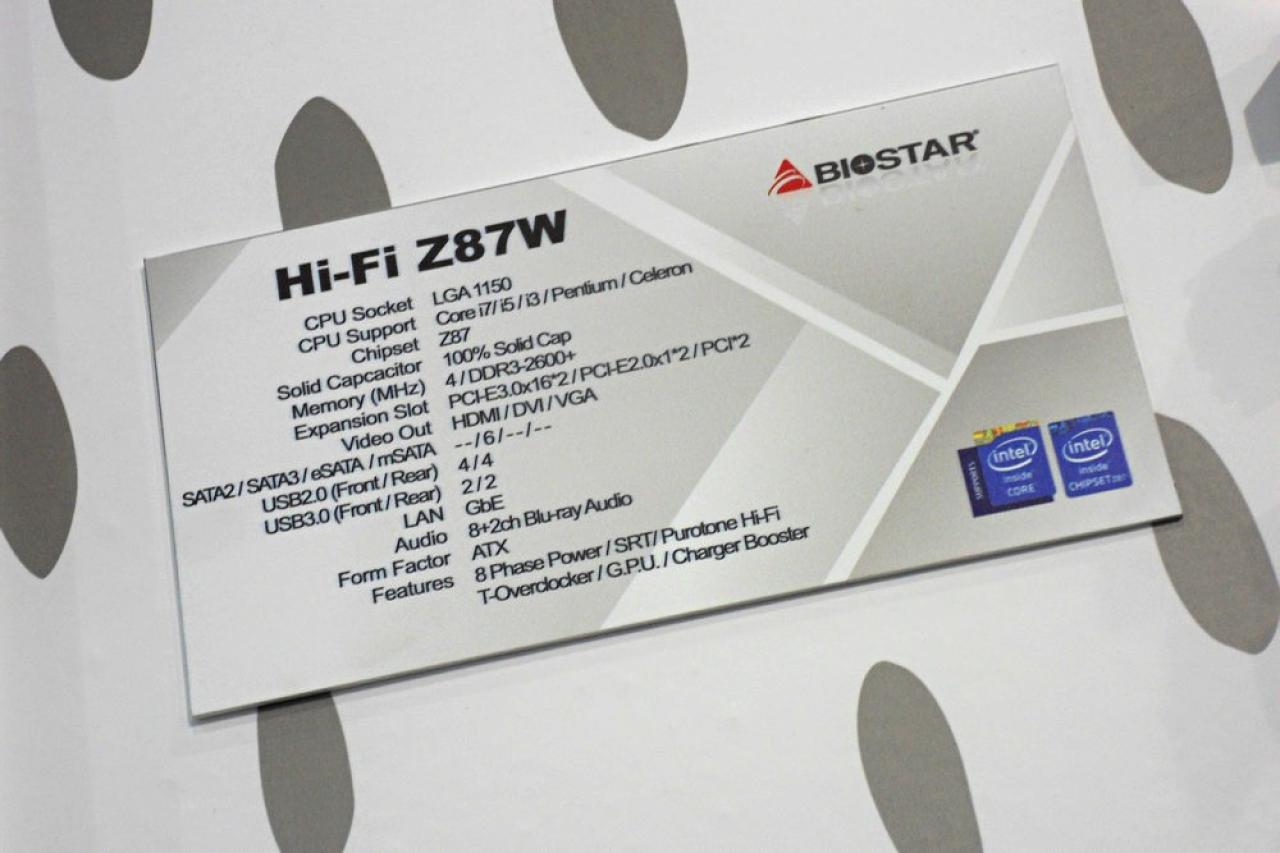 [05/03/2013] Cebit 2013: Auch Biostar zeigt Haswell-Mainboards (7)