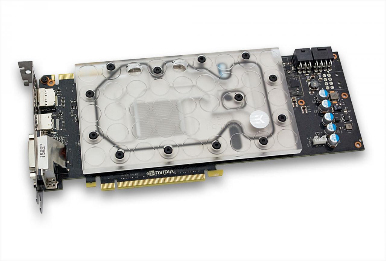 [26/03/2013] EK Water Blocks zeigt zwei neue Kühler für Geforce GTX Titan