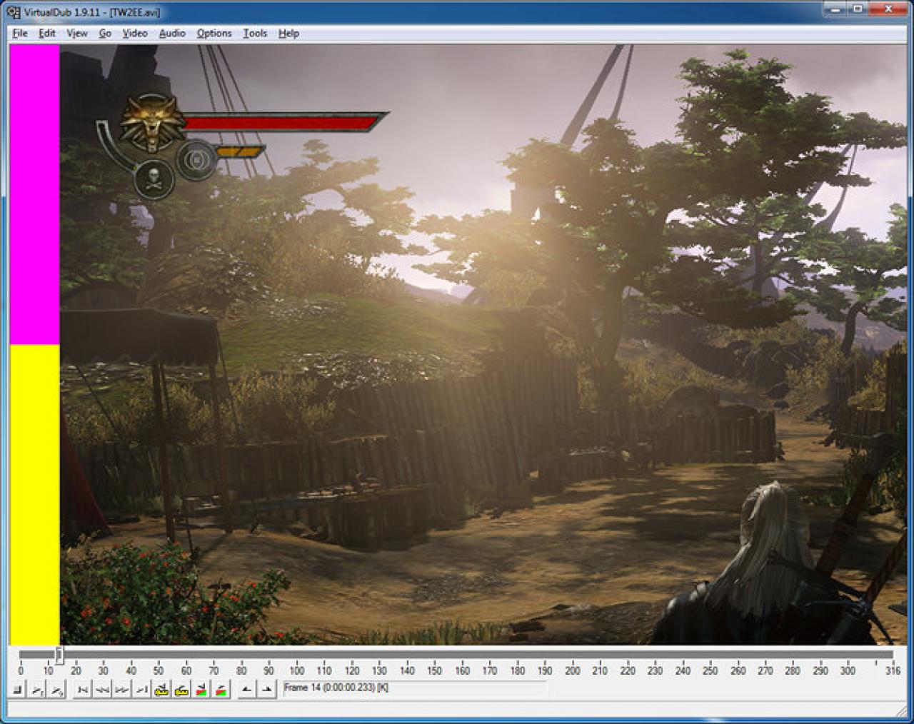 [27/03/2013] FCAT Capture: Beide Game-Engine-Frames tragen gleichmäßig zum Monitorbild bei.
