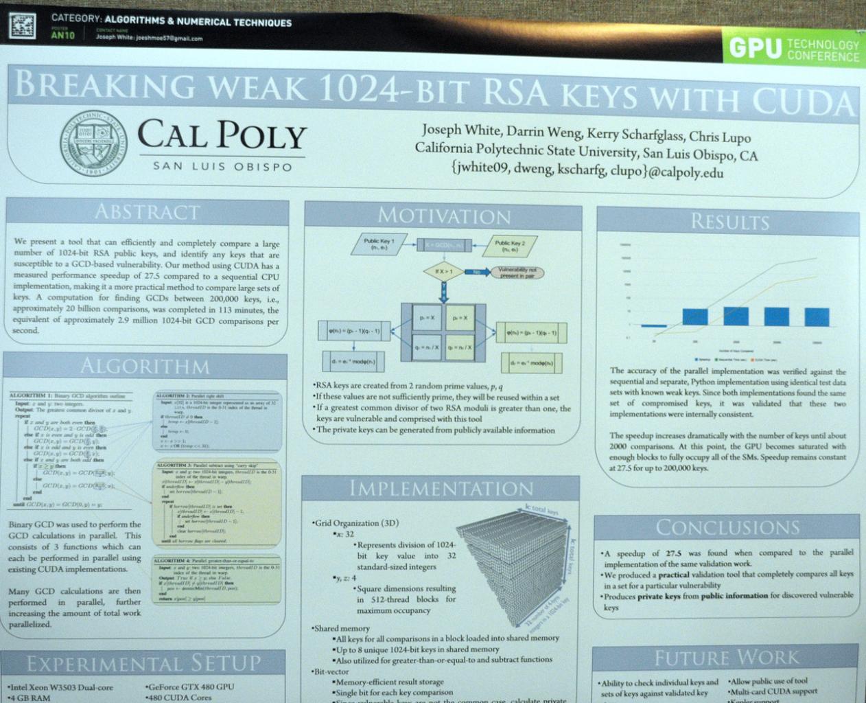 [19/03/2013] GTC 2013 Poster Session 11 