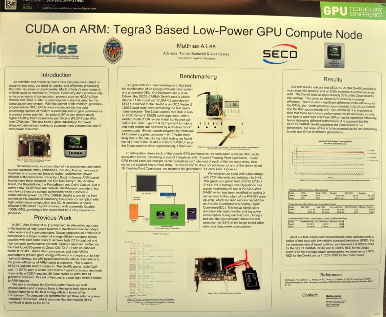 [19/03/2013] GTC 2013 Poster Session 2 