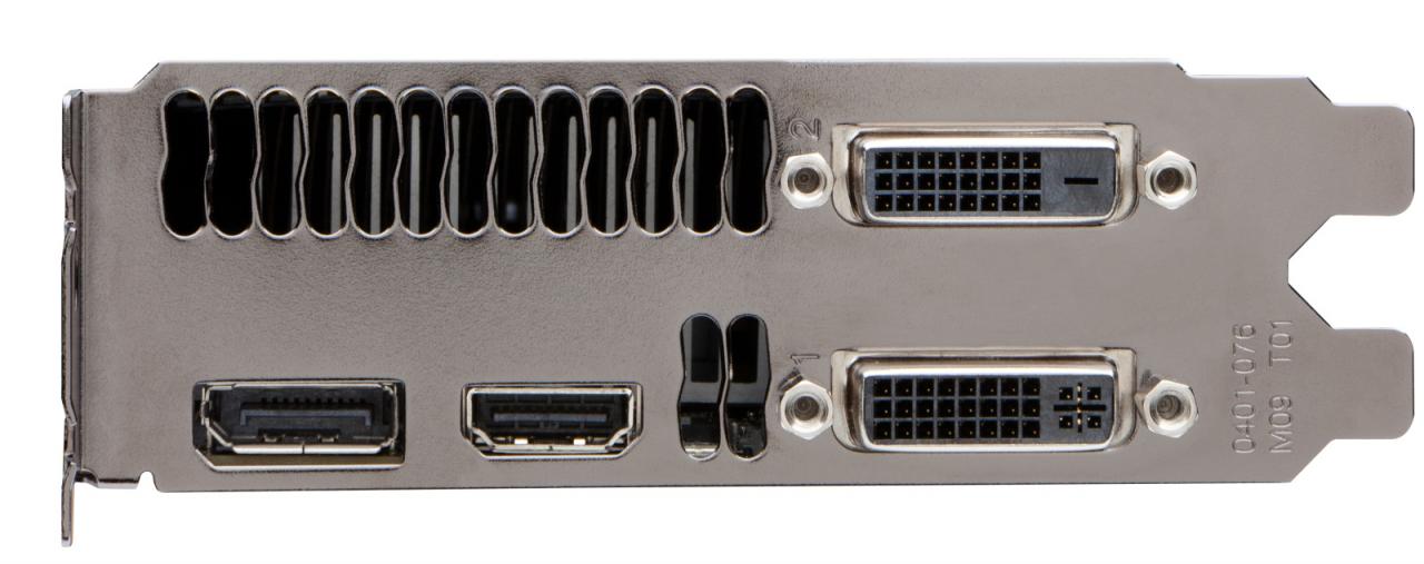 [22/03/2013] GeForce GTX 650 Ti Boost: Anschlüsse
