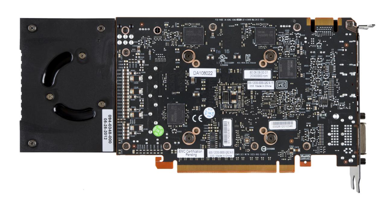 [22/03/2013] GeForce GTX 650 Ti Boost: Rückseite