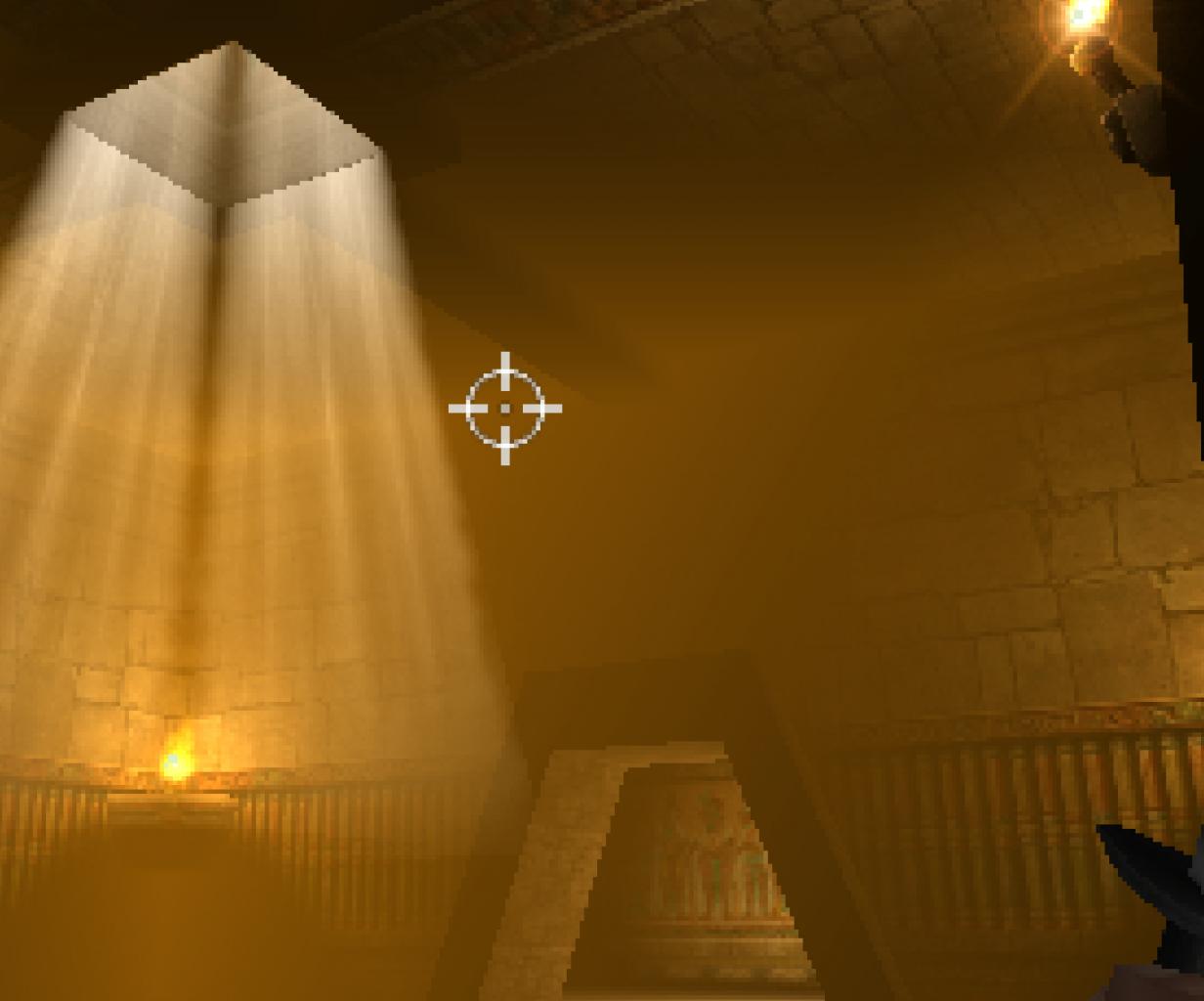 256³ Farben: 32 Bit Rendering: Werden viele Bildschichten übereinandergelegt, entstehen durch die geringe Anzahl möglicher Farbstufen Artefakte wie das unten gezeigte, sogenannte Dithering. (2)