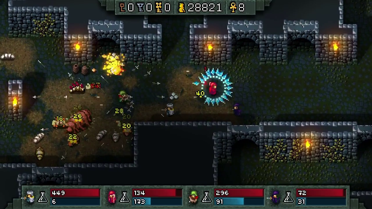 [08/03/2013] Hammerwatch: Großartiges Koop-Spiel im Pixellook und mit Horden von Gegnern. (lokal: 4; online: 4)