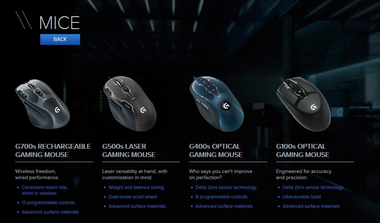 [20/03/2013] Logitech G-Series: Die neuen Mäuse