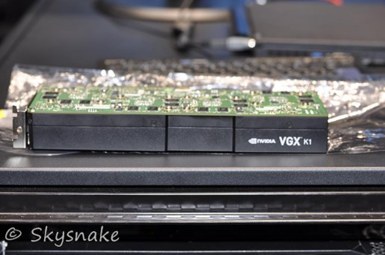 [08/03/2013] IBM zeigt Nvidia Quad-GPU-Karte VGX K1 (6)