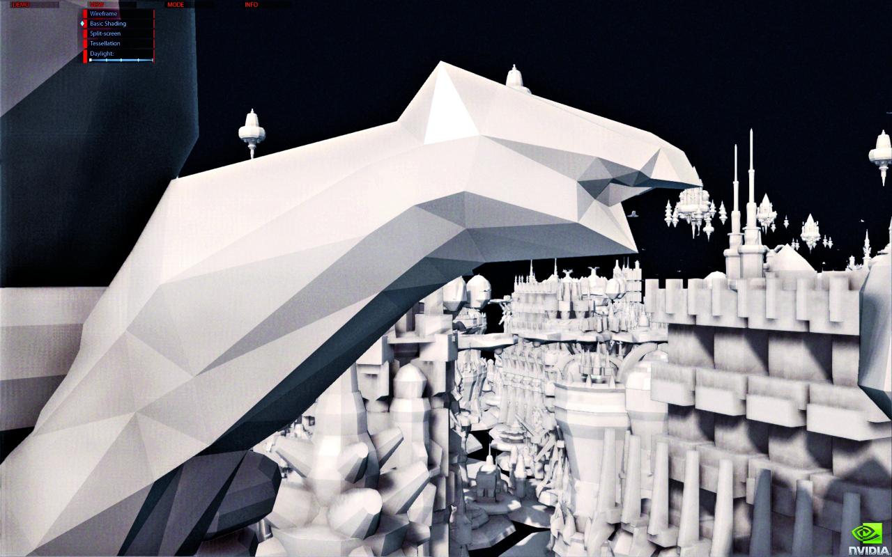 [20/03/2013] Techdemo Endless City Tesselierung aus