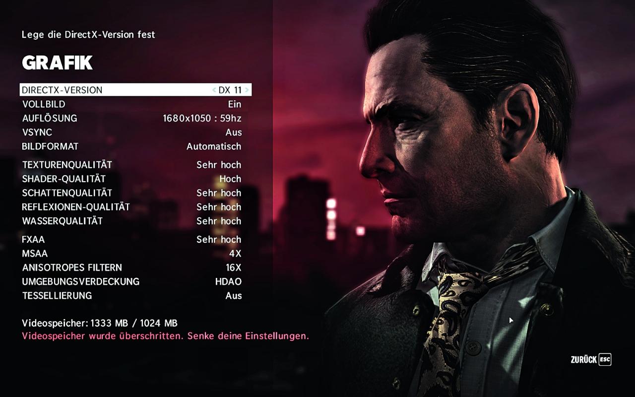 [20/03/2013] Max Payne 3: Tessellierung an