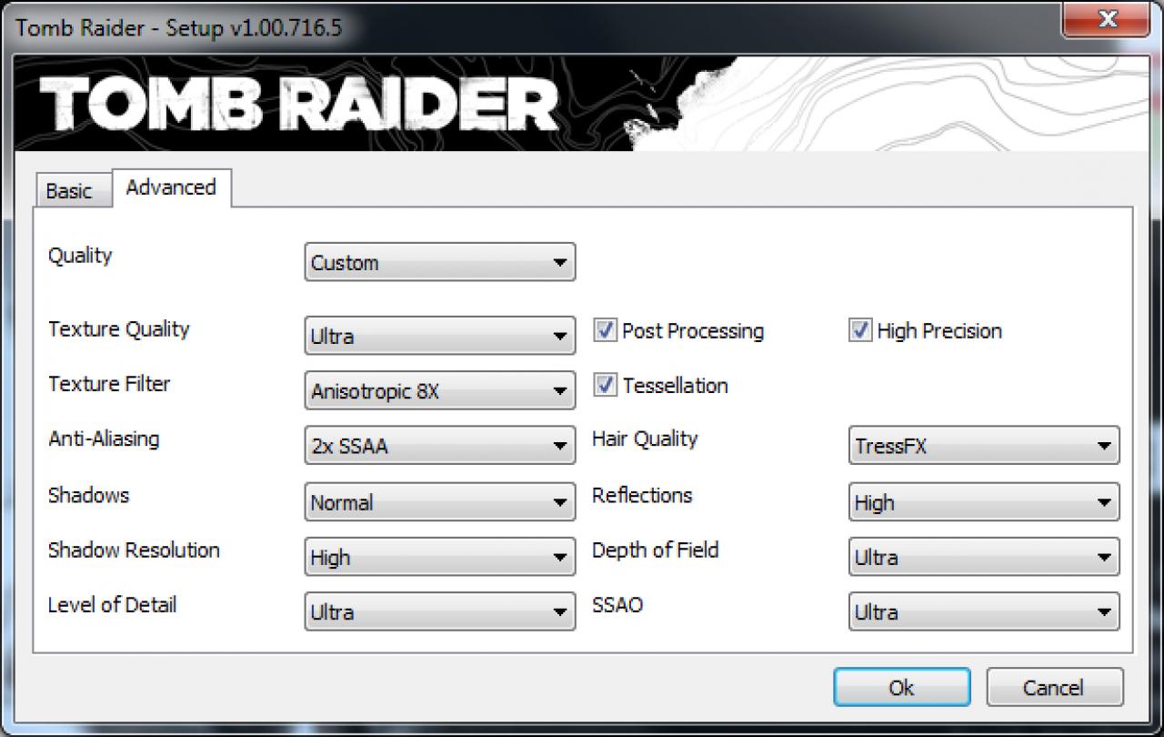 [04/03/2013] Tomb Raider PC Grafikmenü 2