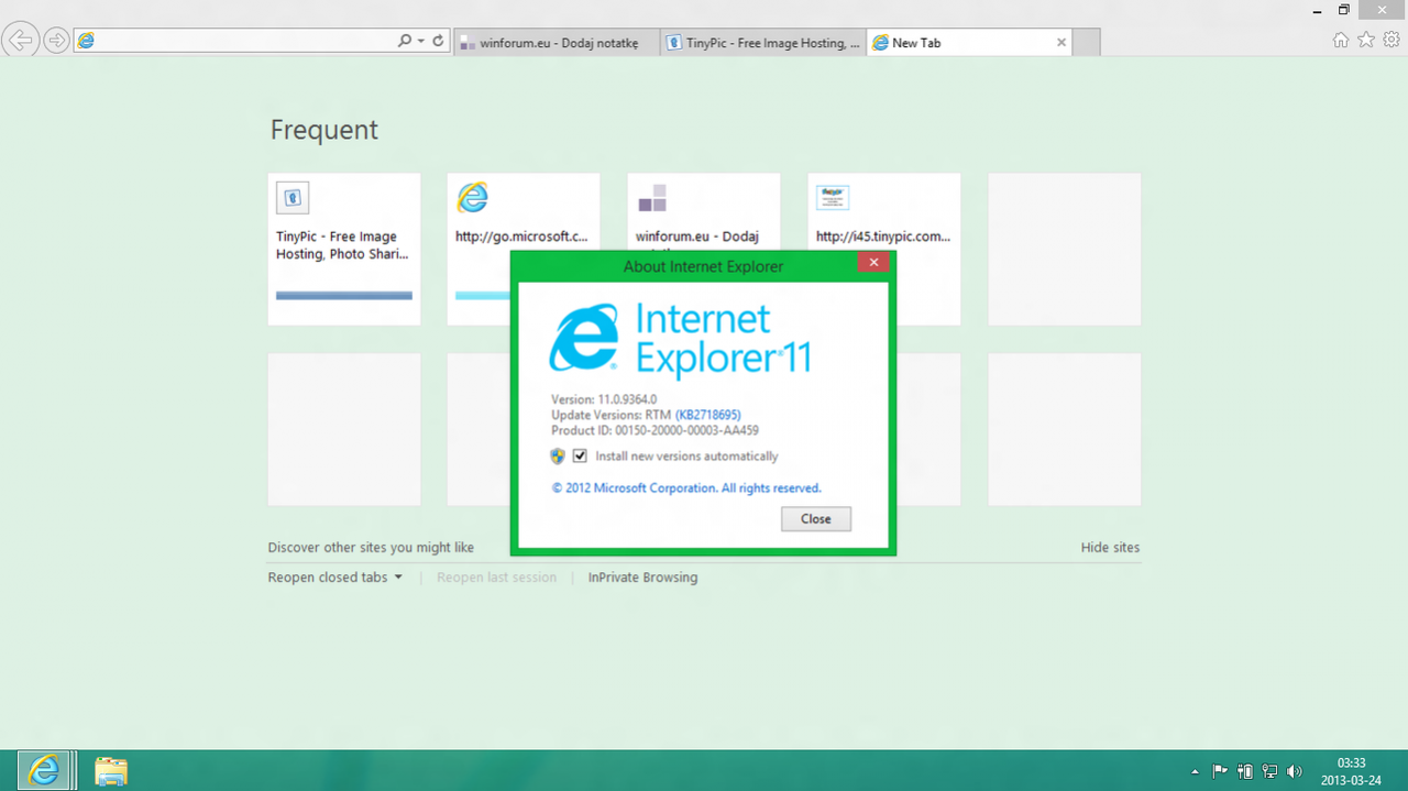 [25/03/2013] Der Internet Explorer 11 