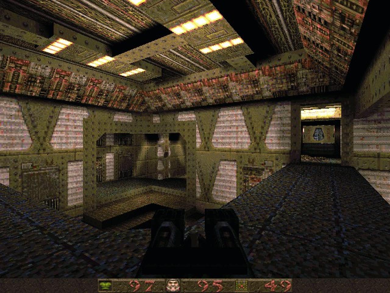Quake führte starke Pentium-Optimierungen, eine dreidimensionale Spielwelt und erst mit v-, später mit GL-Quake 3D-Beschleunigung im Shooter-Genre ein. (2)