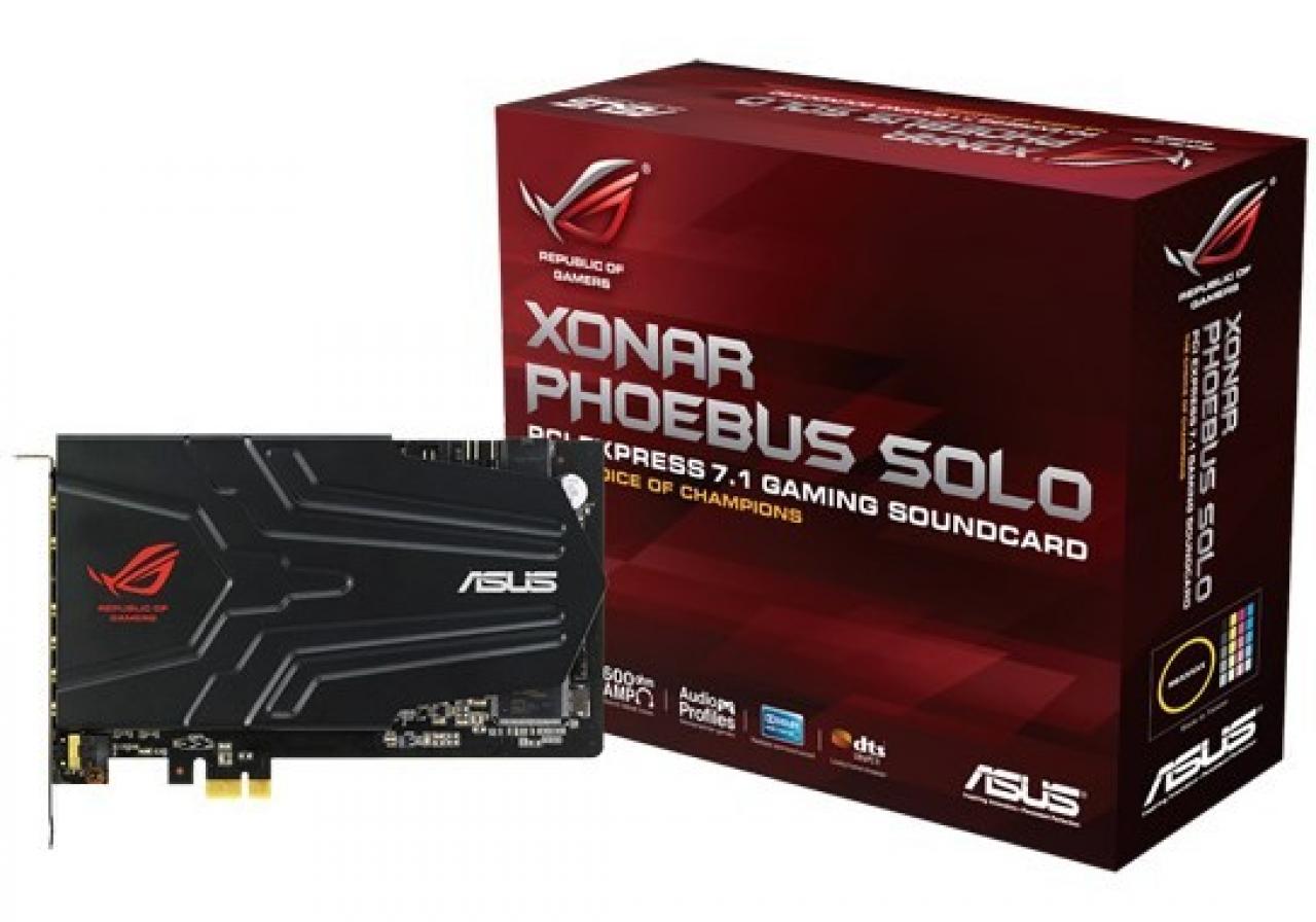 [22/04/2013] Asus ROG Xonar: PCI-Express-Soundkarte Phoebus Solo sorgt für den richtigen Spielesound