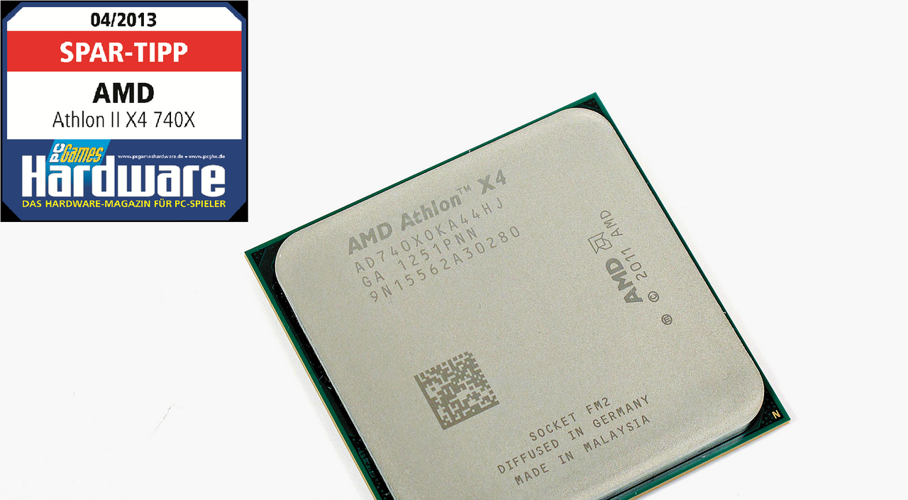 [12/04/2013] Athlon II X4 740X im Test: AMDs Preisleistungshammer für den Sockel FM2
