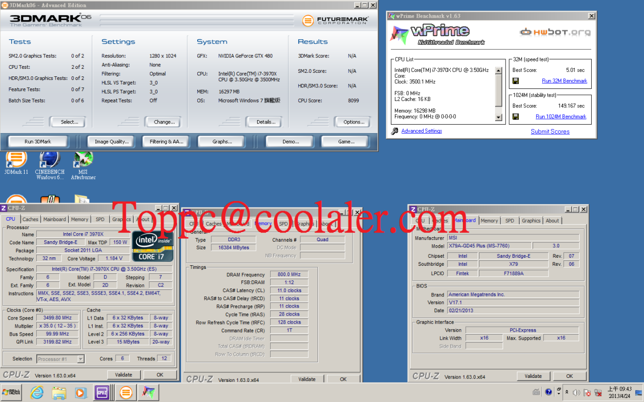 [24/04/2013] Intel Ivy Bridge EP: Sandy Bridge i7-3970X im Vergleich mit dem neuen Ivy Bridge i7-4960X. Benchmarkergebnisse stammen von Coolaler.com (4)
