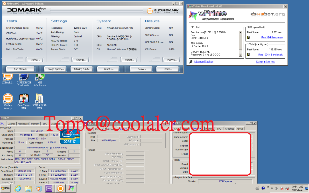 [24/04/2013] Intel Ivy Bridge EP: Sandy Bridge i7-3970X im Vergleich mit dem neuen Ivy Bridge i7-4960X. Benchmarkergebnisse stammen von Coolaler.com (7)