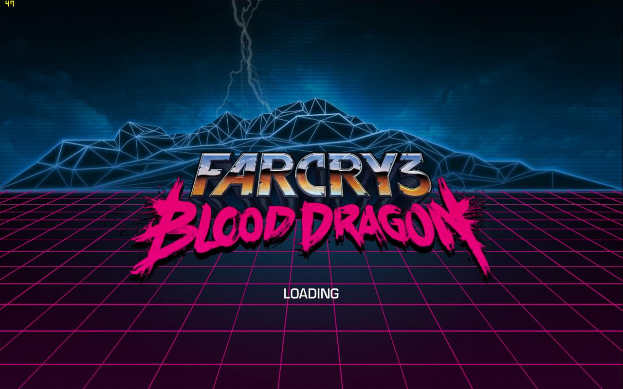 [29/04/2013] Far Cry 3 Blood Dragon: der Startscreen