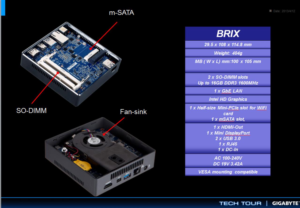 [12/04/2013] Gigabyte Brix: Zbox-Konkurrent ab sofort zu haben (2)