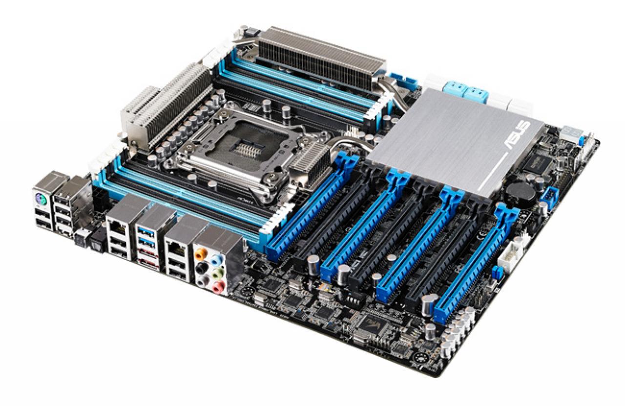 [03/04/2013] Asus P9X79-E WS mit vier elektrischen x16-PCIE-Slots
