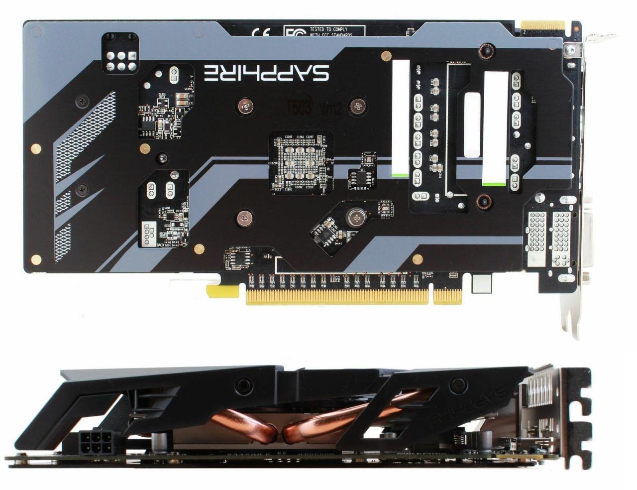 [18/04/2013] Detailansicht der Backplate: Die Speicherchips werden bei der Radeon HD 7790 2GB OC durch die rückseitige Metallplatte mitgekühlt.