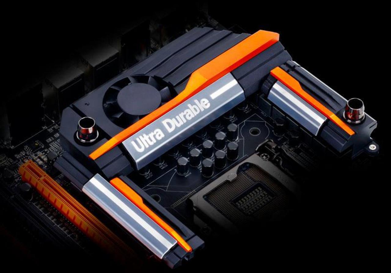 [28/04/2013] Anschlüsse für Wasserkühlung: Gigabyte kündigt Mainboard Z87 G1 Killer an - OC-Version geplant (2)