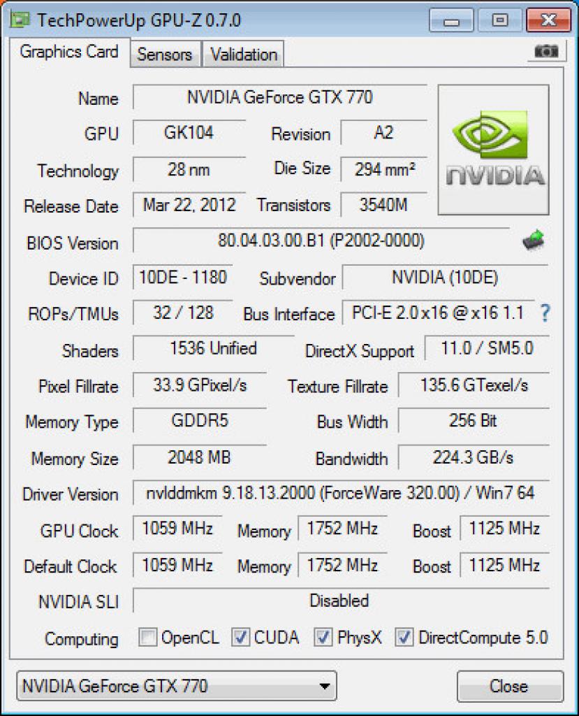 [14/05/2013] Aus einer Geforce GTX 680 lässt sich auch per BIOS-Flash keine Geforce GTX 770 machen. (1)