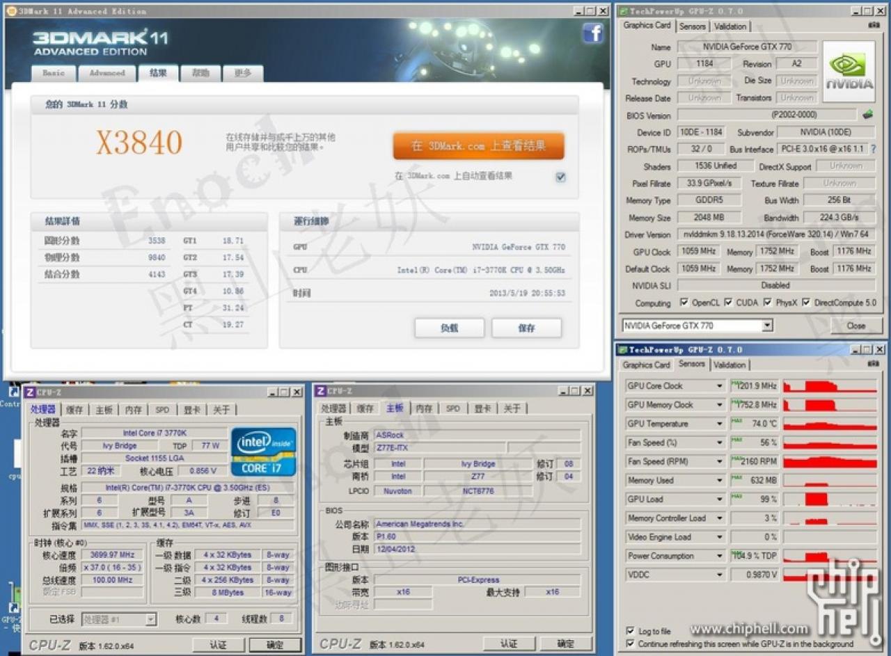[21/05/2013] Benchmarks der Geforce GTX 770 aufgetaucht (2)