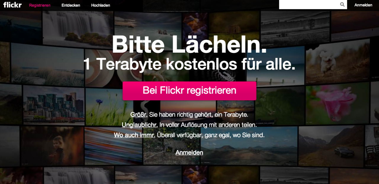 [21/05/2013] 2005 - ... für Flickr 30 Millionen US-Dollar fällig waren. Die entrichtete Yahoo an die Gründer. Das gebeutelte Unternehmen versuchte sich breiter aufzustellen - bis heute einigermaßen erfolgreich.