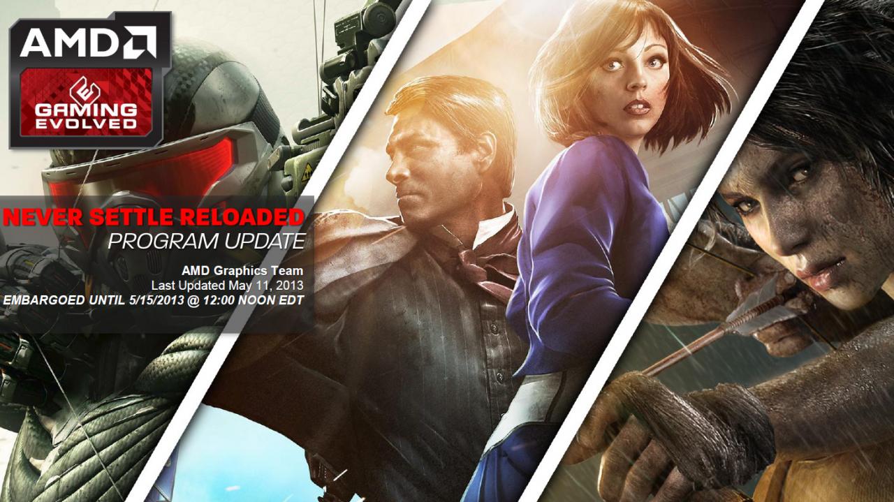 [15/05/2013] AMD baut seine Spielebundles aus