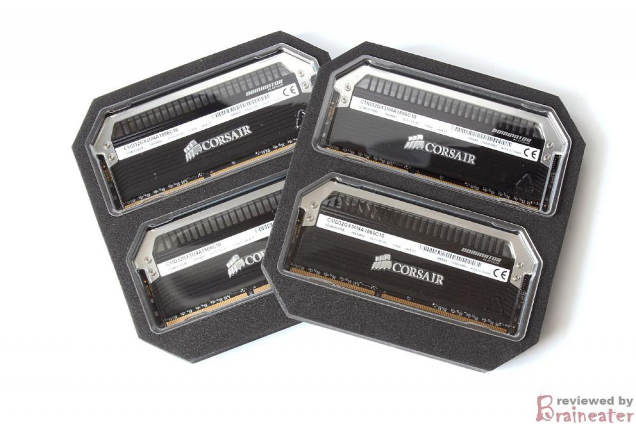 [24/05/2013] 32 GiByte DDR3-1866-RAM: Corsair Dominator Platinum (CMD32GX3M4A1866C10) (3)